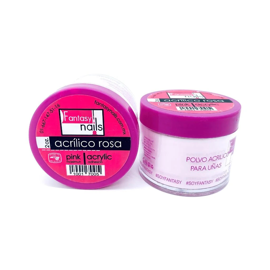 Acrílico Rosa Cristal 2 Oz Fantasy Nails