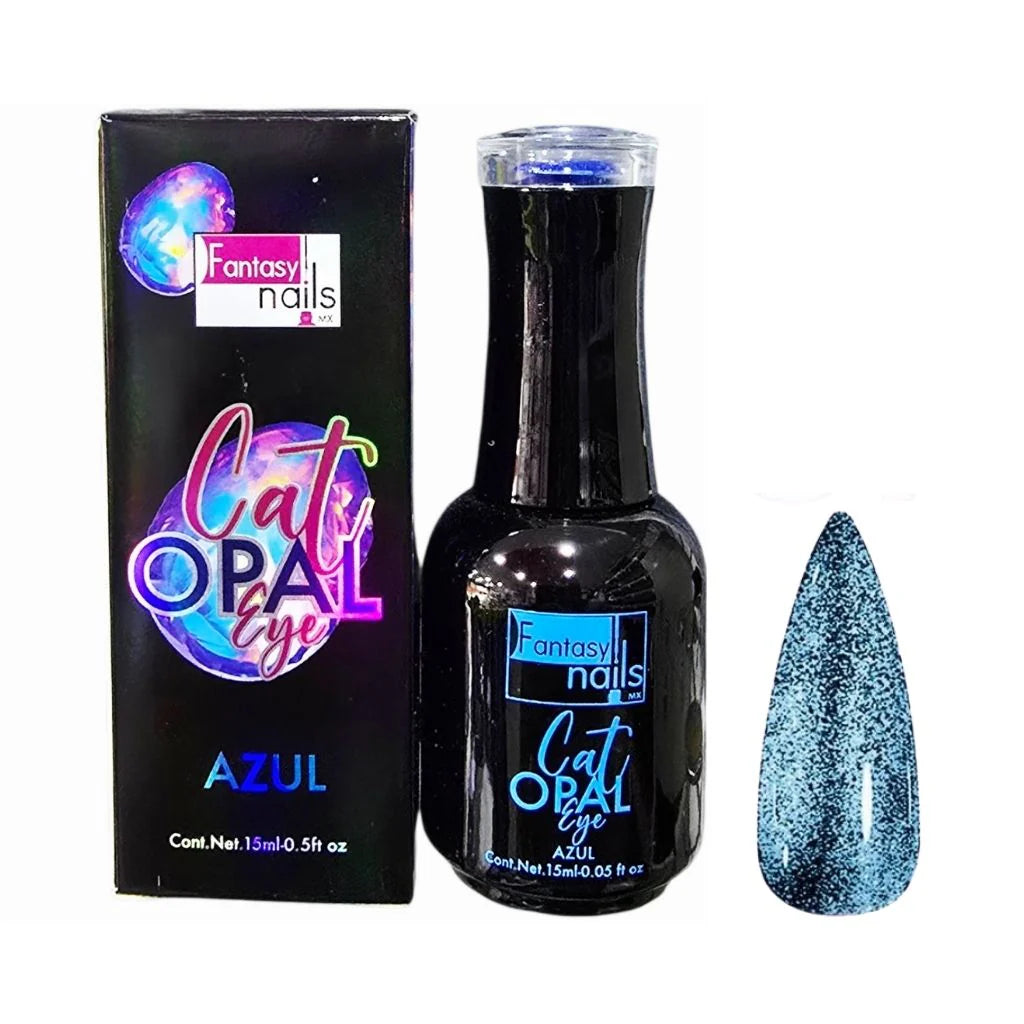 Gel Ojo de Gato Opal Azul Fantasy Nails