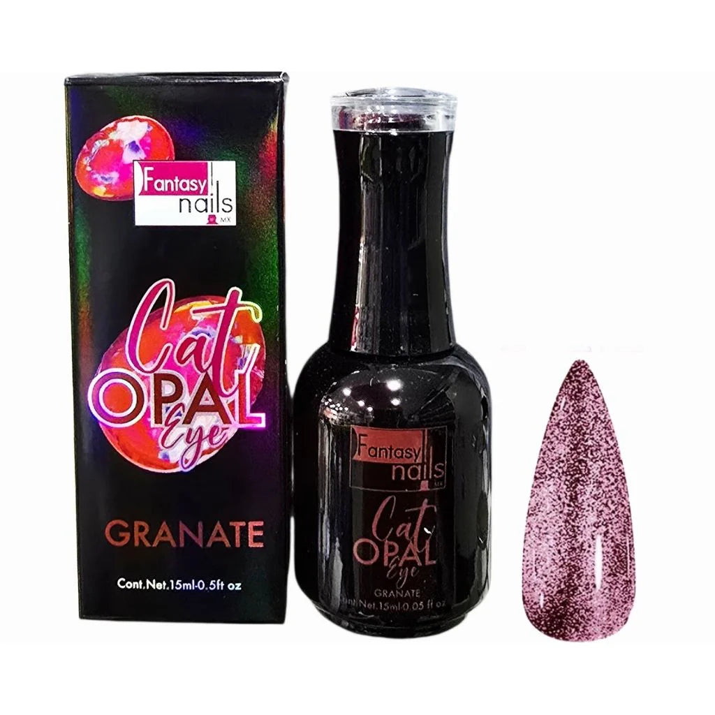 Gel Ojo de Gato Opal Granate Fantasy Nails