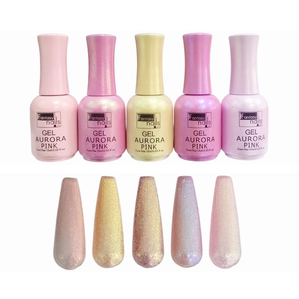 Colección Aurora Pink Fantasy Nails